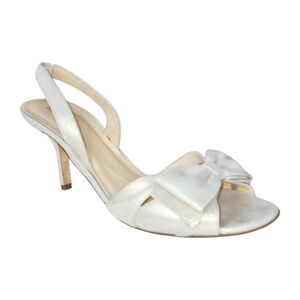 Kate Spade New York Muse Gold Leather Slingbacks Wedding Formal Angelcore 8.5